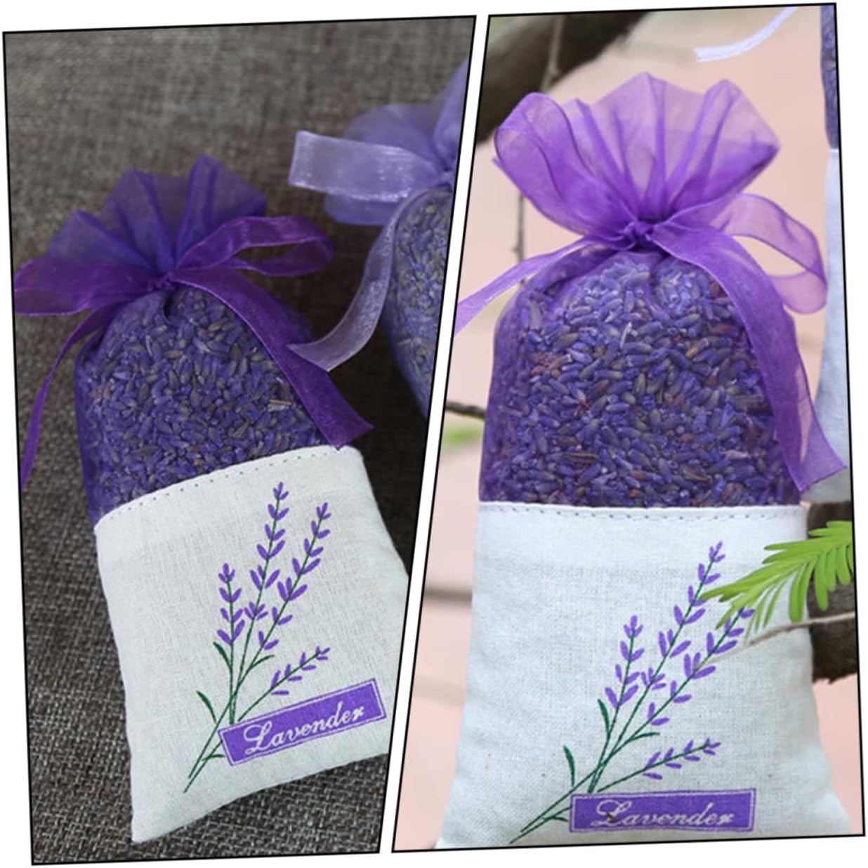 24PCS Lavender Scented Sachet Bags for Home Fragrance Storage and Travel