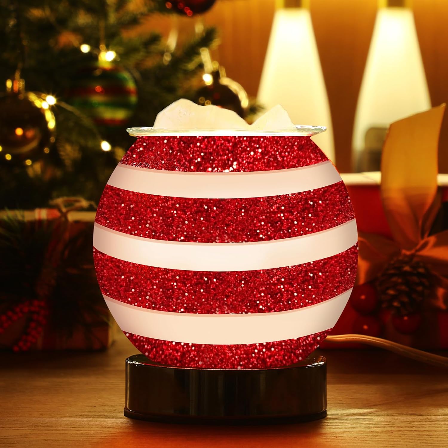 Christmas Wax Warmer with Dimmable Light