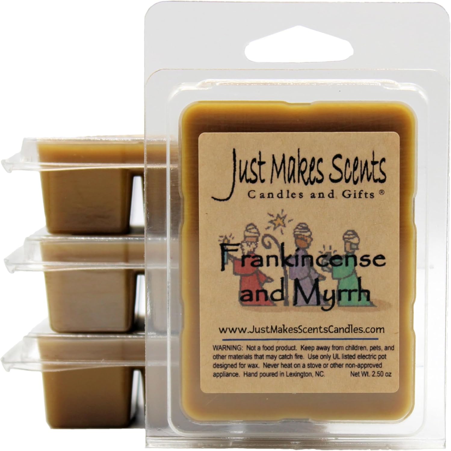 4 Pack Frankincense and Myrrh Scented Wax Melts