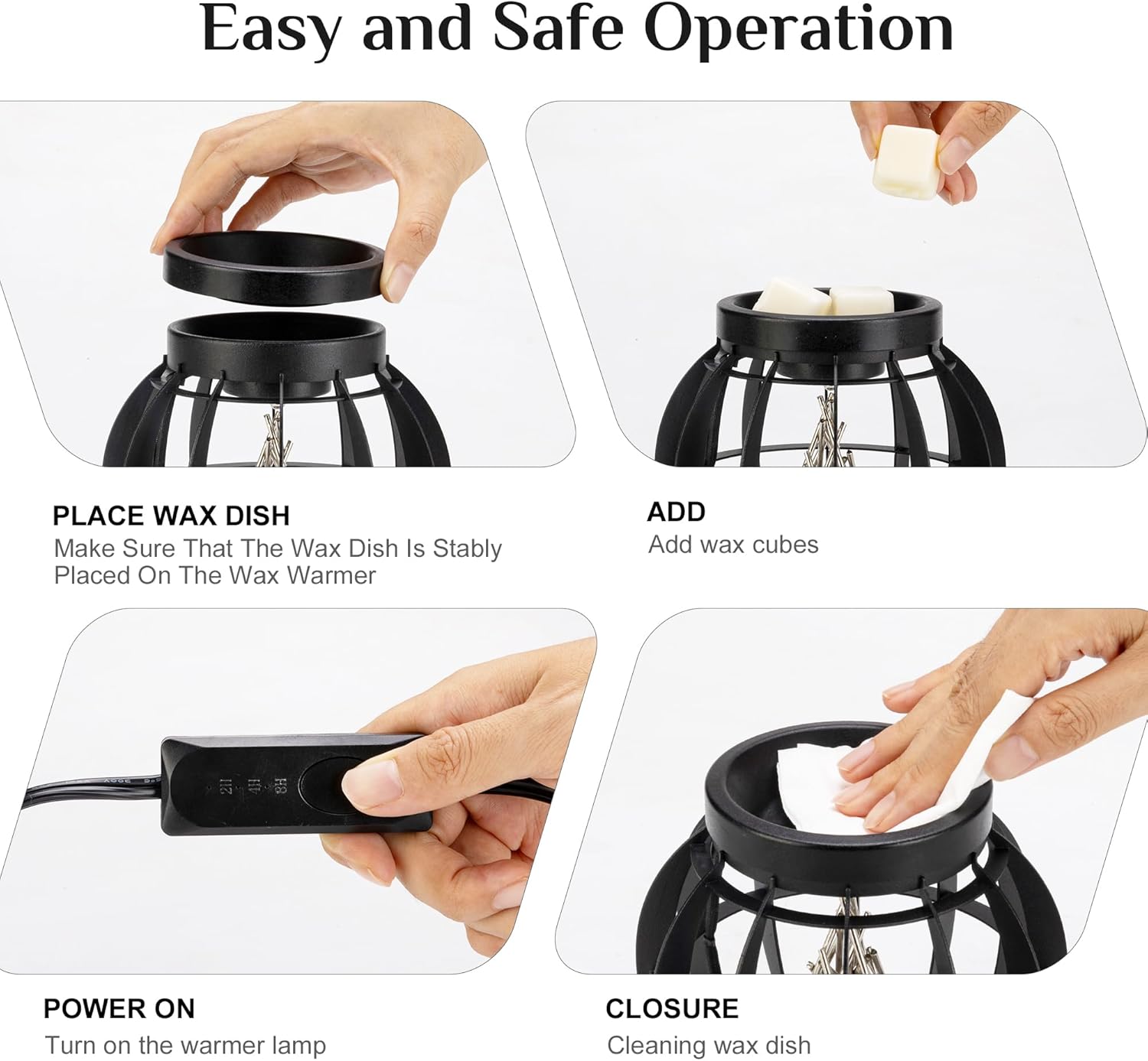 GXD Campfire Wax Warmer with Breathing Light