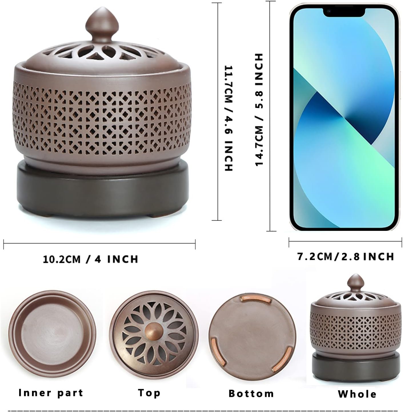 Ulinkbay Wax Melt Warmer with Nightlight and Auto-Off