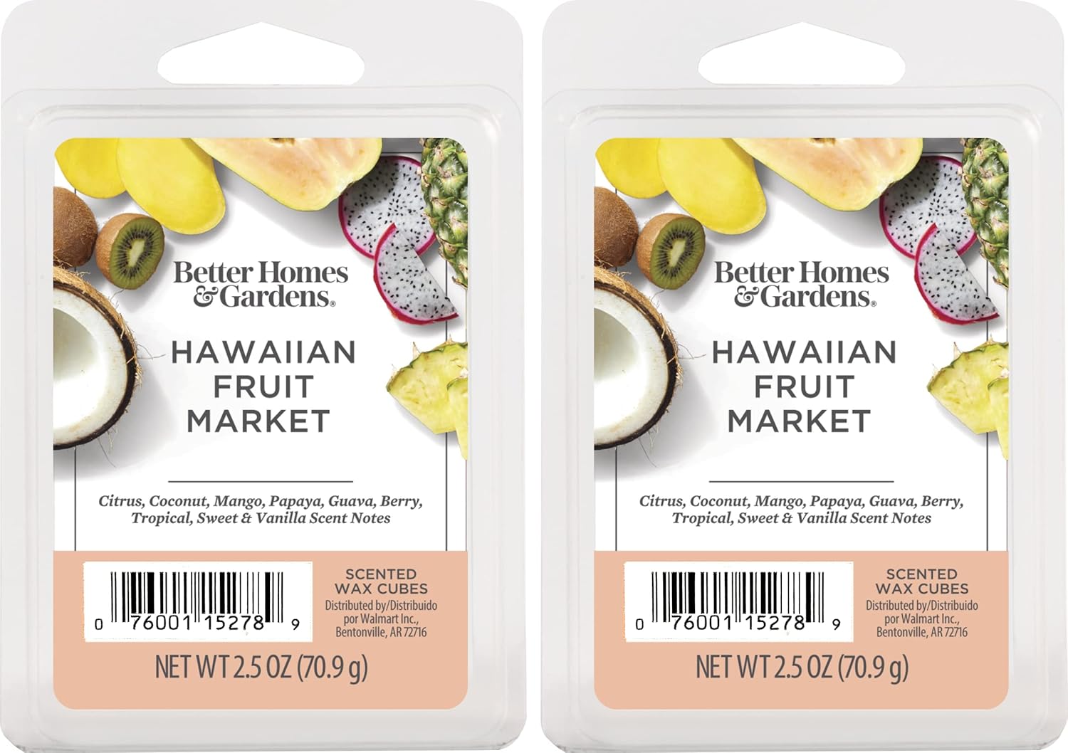 Better Homes and Gardens 25oz Scented Wax Cubes 2-Pack