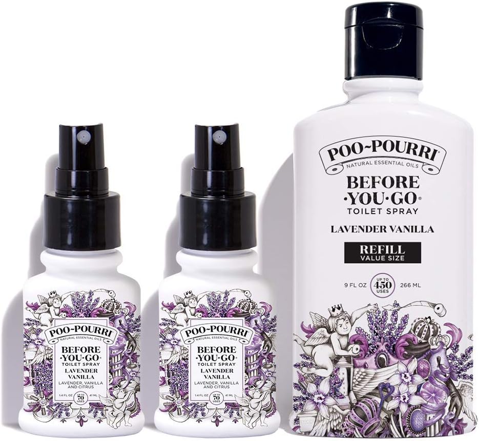 Poo-Pourri Lavender Vanilla Refill Set