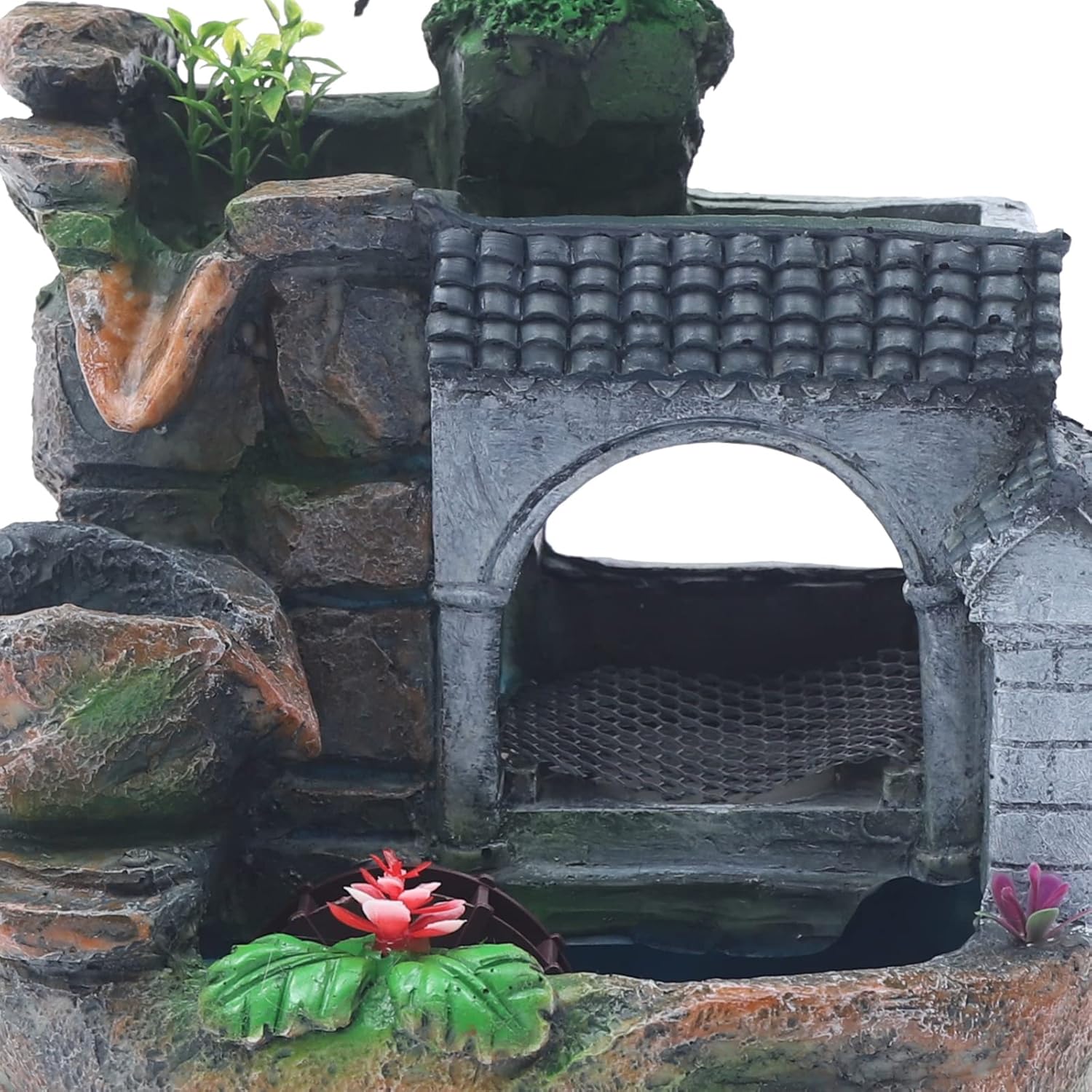 116 Inch Tabletop Fountain with LED Lights
