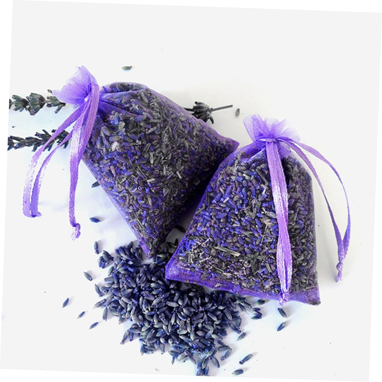 Wakauto 10Pcs Lavender Sachet Bags for Home Wardrobe and Car Freshener