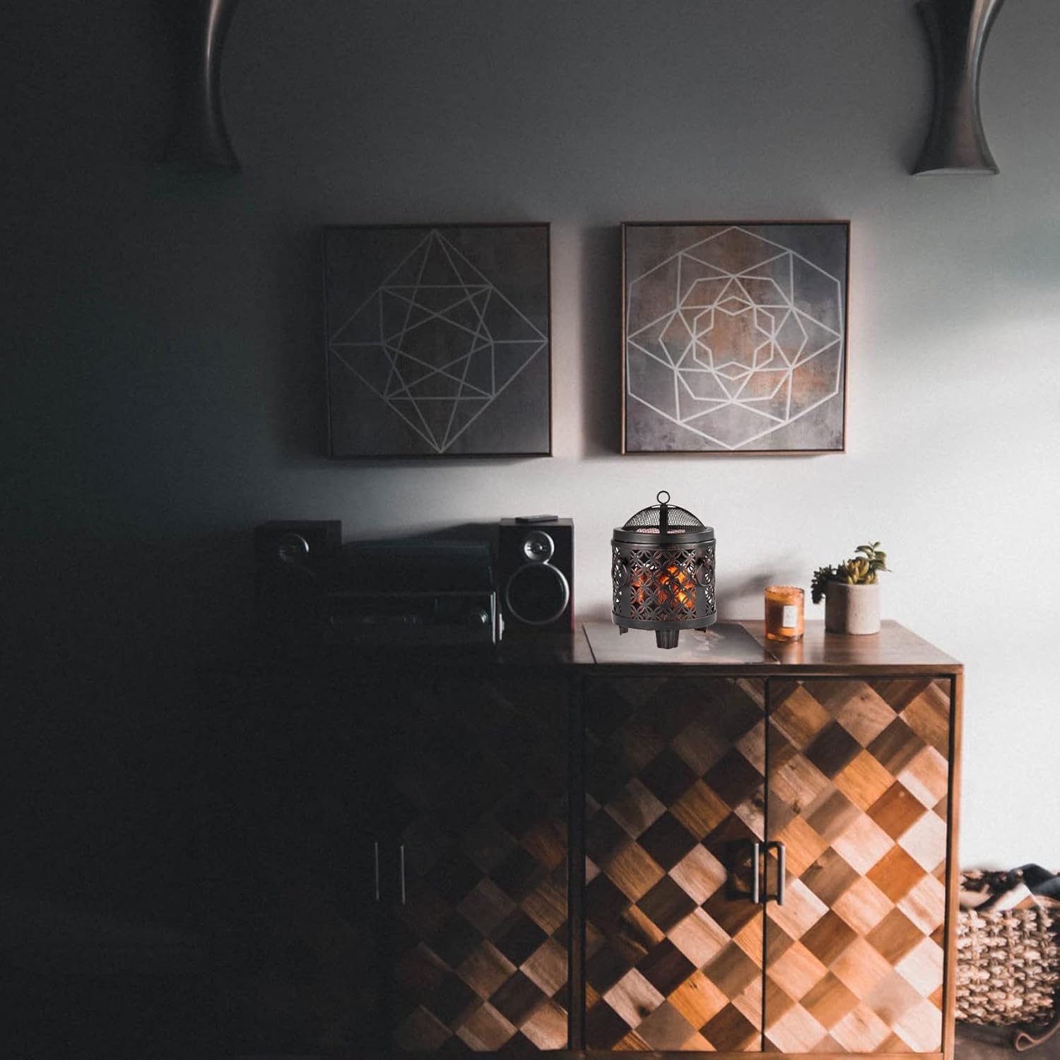 Copper Coin Wax Melt Warmer with 4-in-1 Function