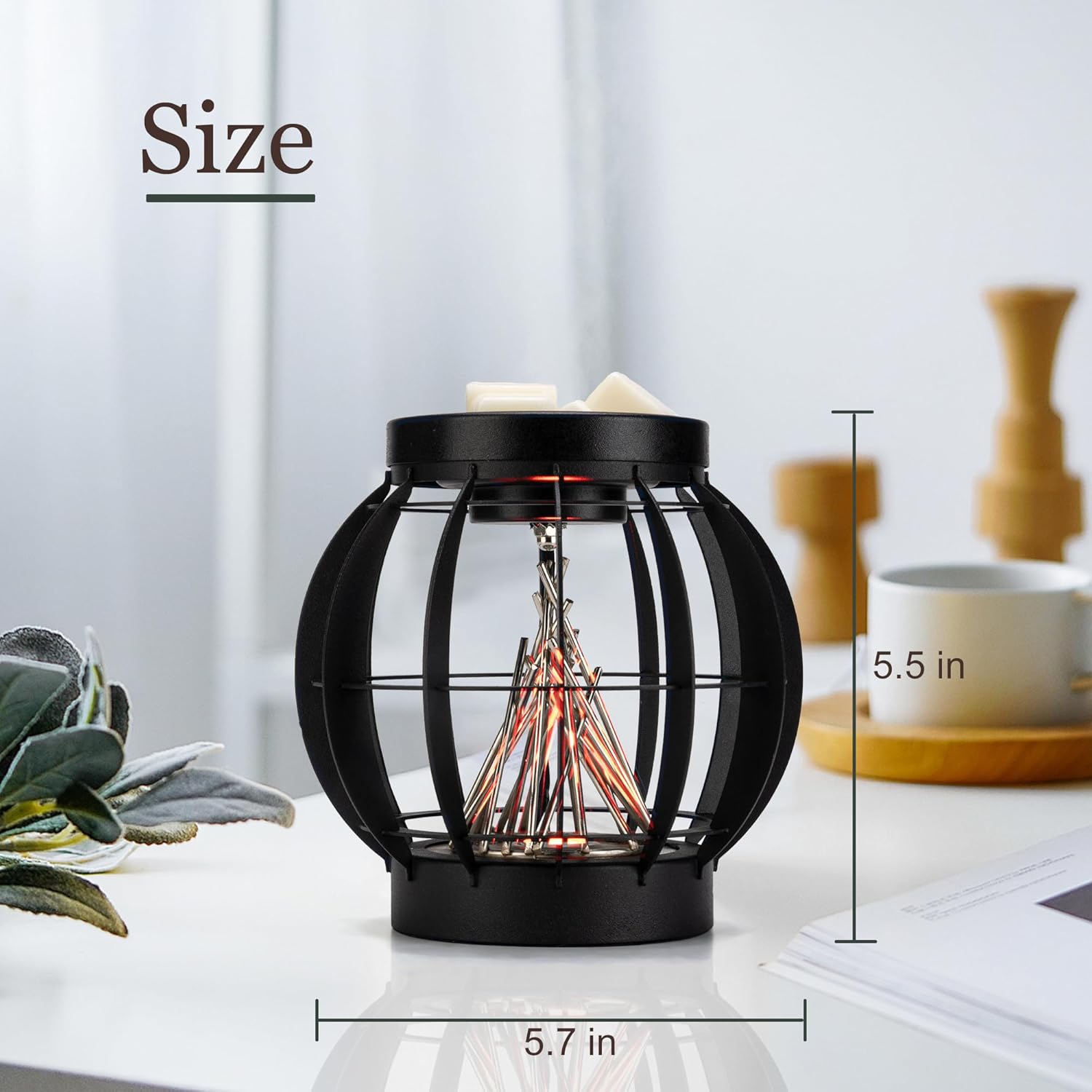GXD Campfire Wax Warmer with Breathing Light