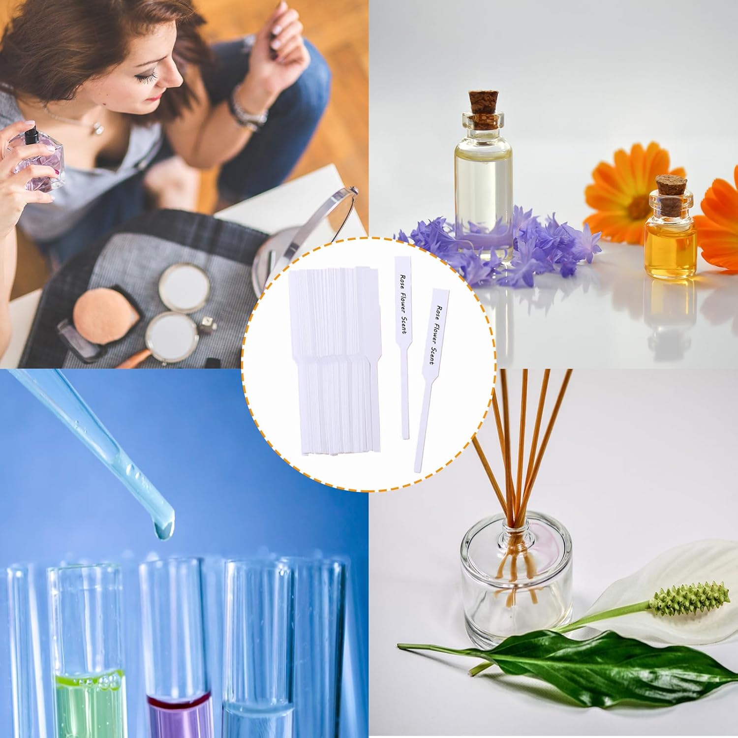 1000 Pcs Perfume Test Strips for Scent Evaluation