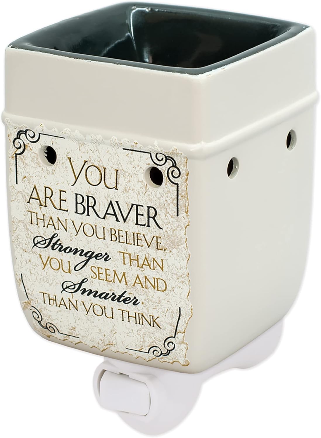 Elanze Designs Braver and Smarter Ceramic Wax Warmer