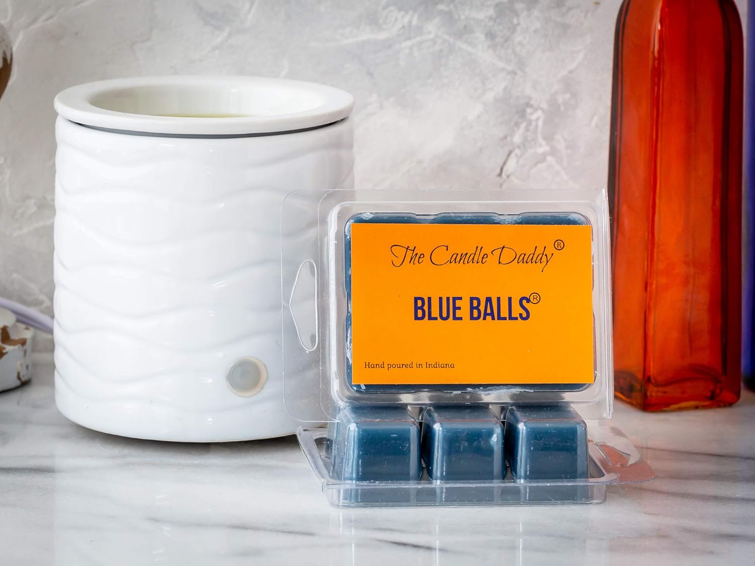 The Candle Daddy Blueberry Wax Melts - 6 Cubes