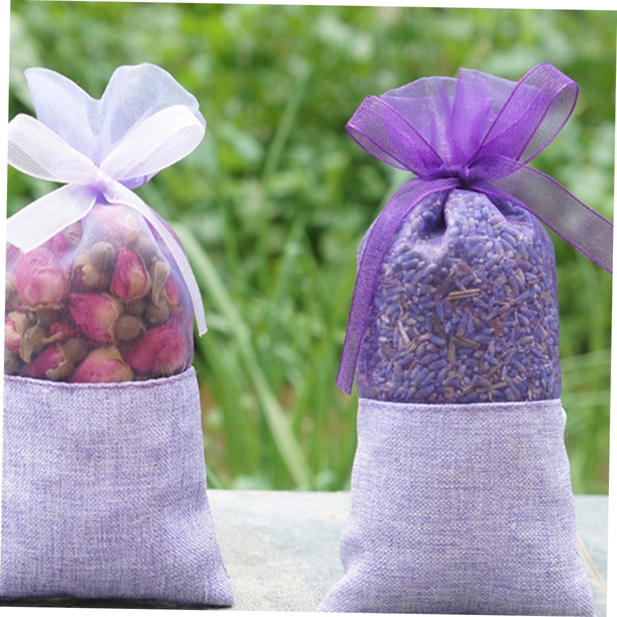 OATIPHO 24pcs Lavender Sachet Bags Air Freshener Pouches