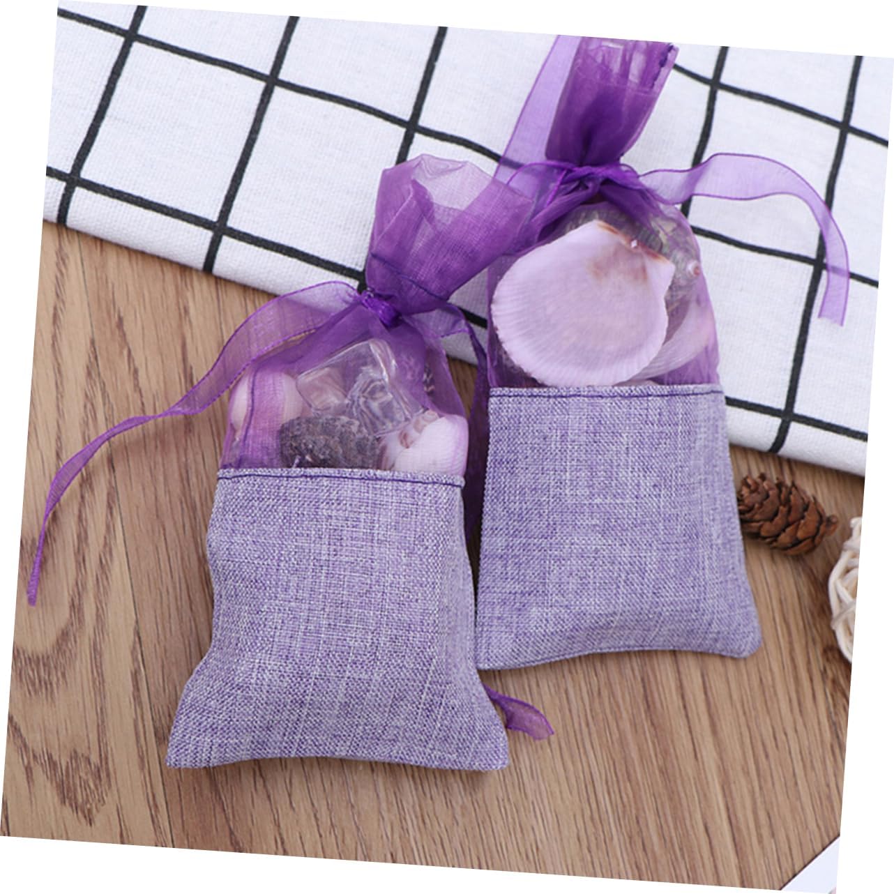 OATIPHO 24pcs Lavender Sachet Bags Air Freshener Pouches