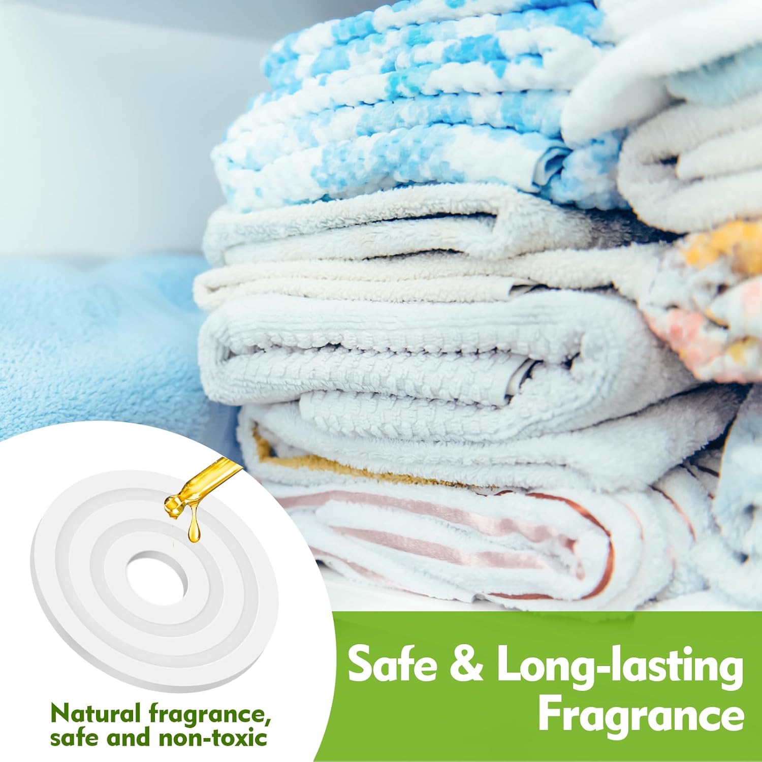 30pcs Scented Sheets for Towel Warmer with 6 Scents