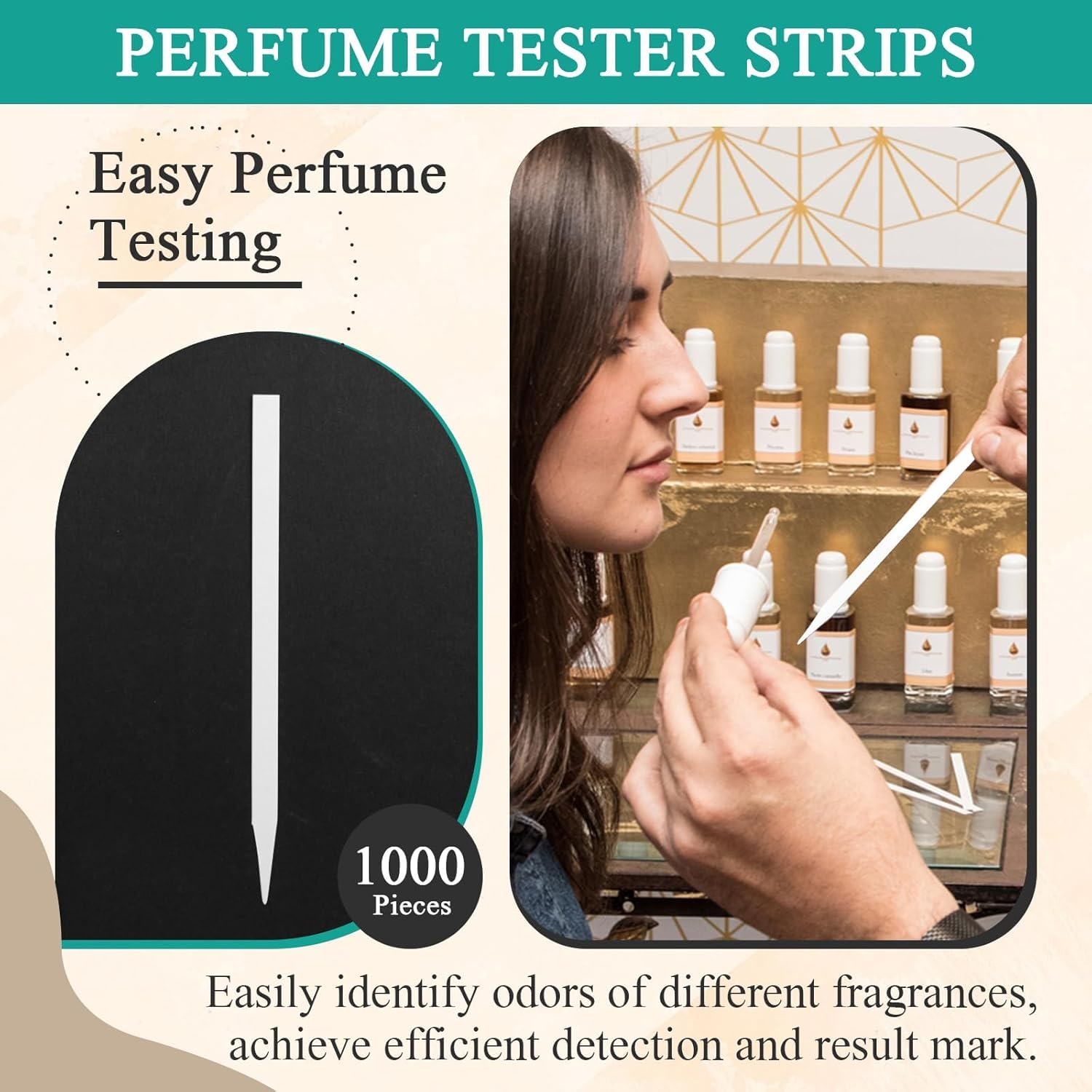 1000 Piece Perfume Tester Strips - Premium Fragrance Evaluation Tool