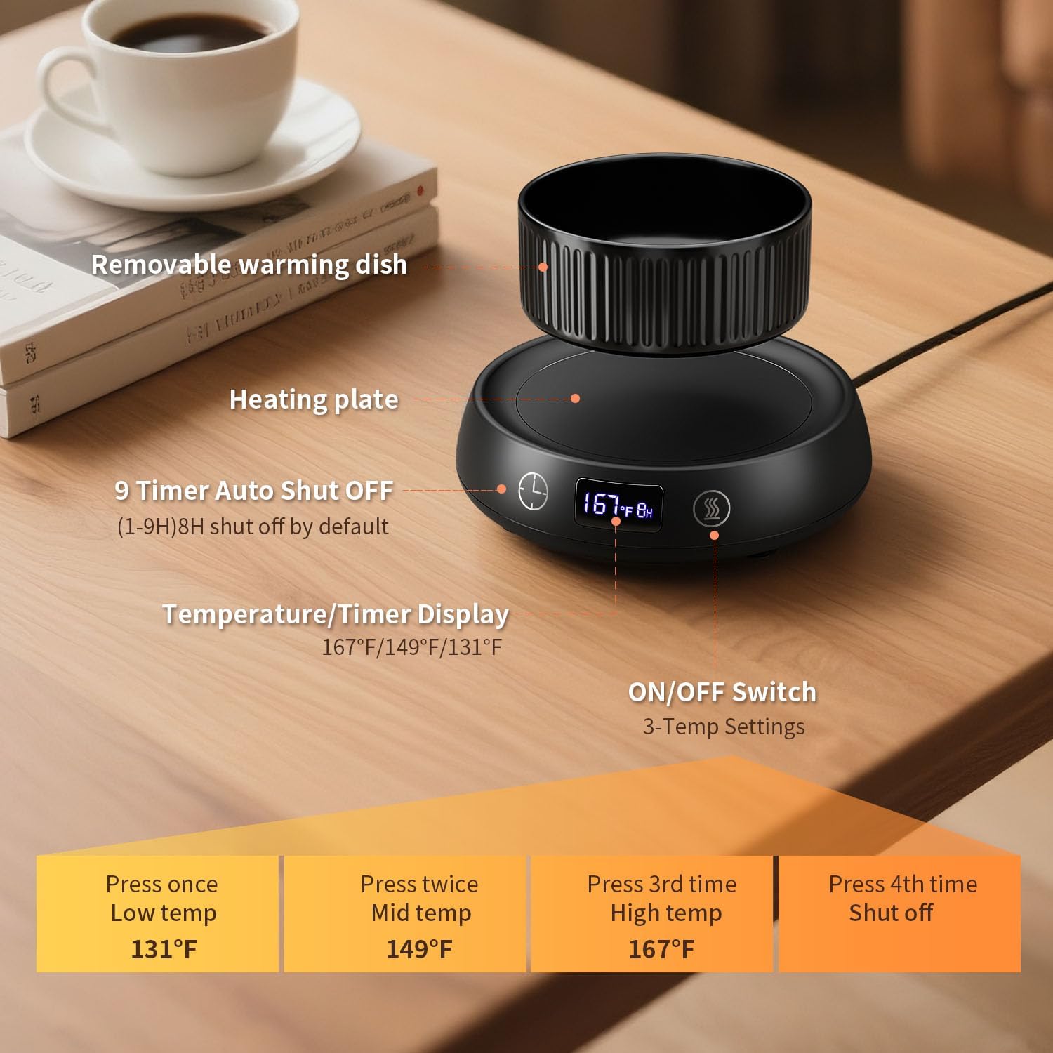 Lyty 3-in-1 Wax Melt Warmer with 8H Auto Shut Off