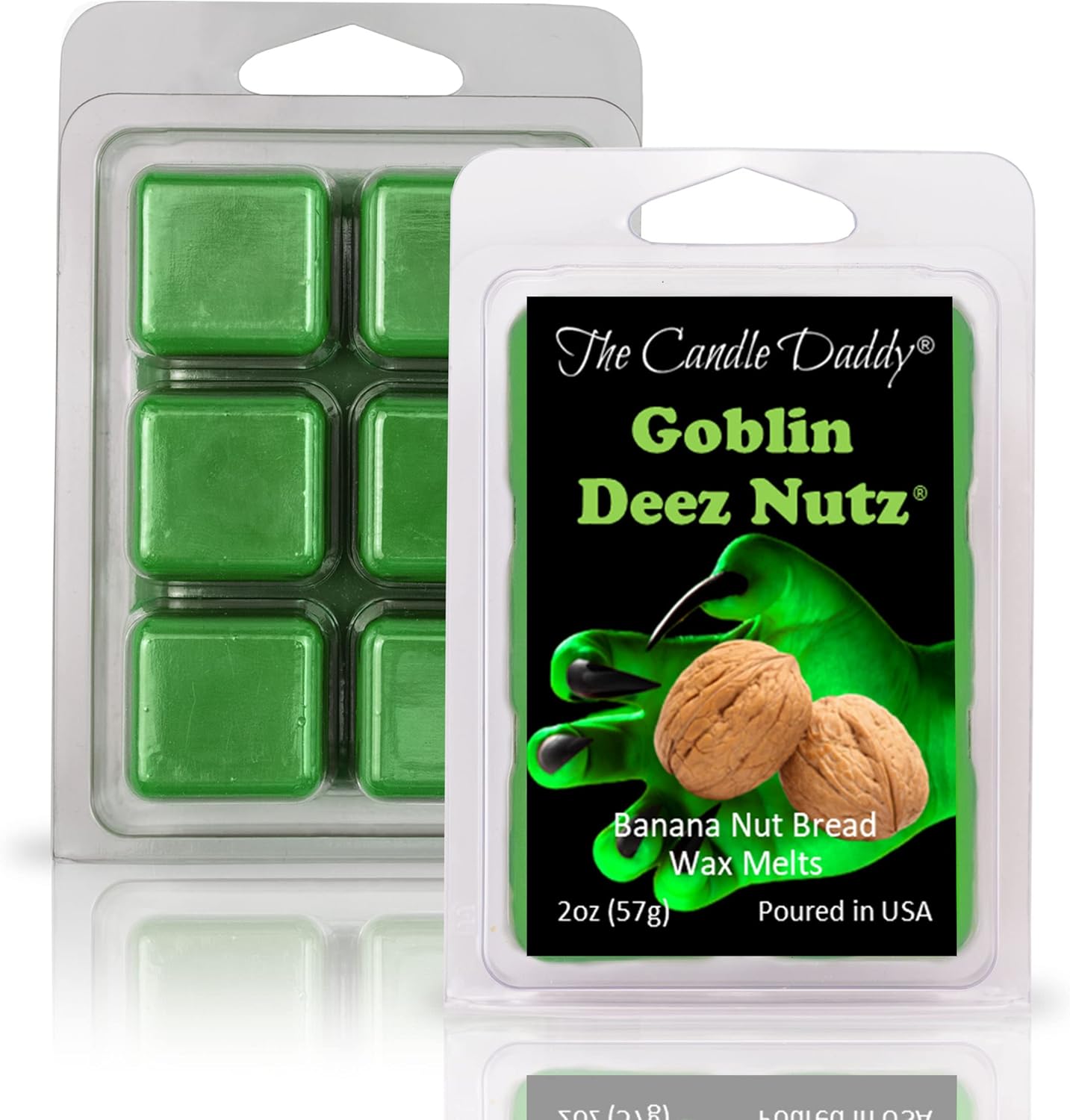 The Candle Daddy Goblin Deez Nutz Halloween Wax Melt - 2 Ounces 6 Cubes