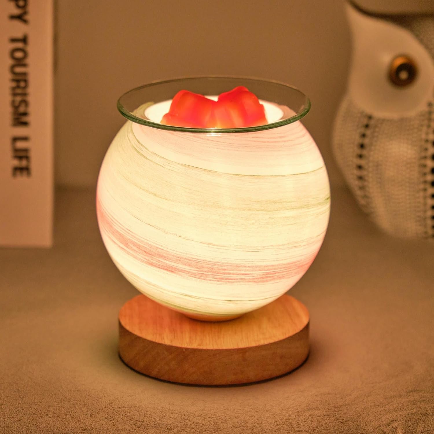 Strirumo Wax Warmer with Timer and Night Light