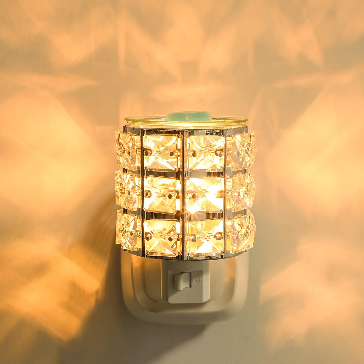 DRQ Plug-In Wax Warmer Crystal Design
