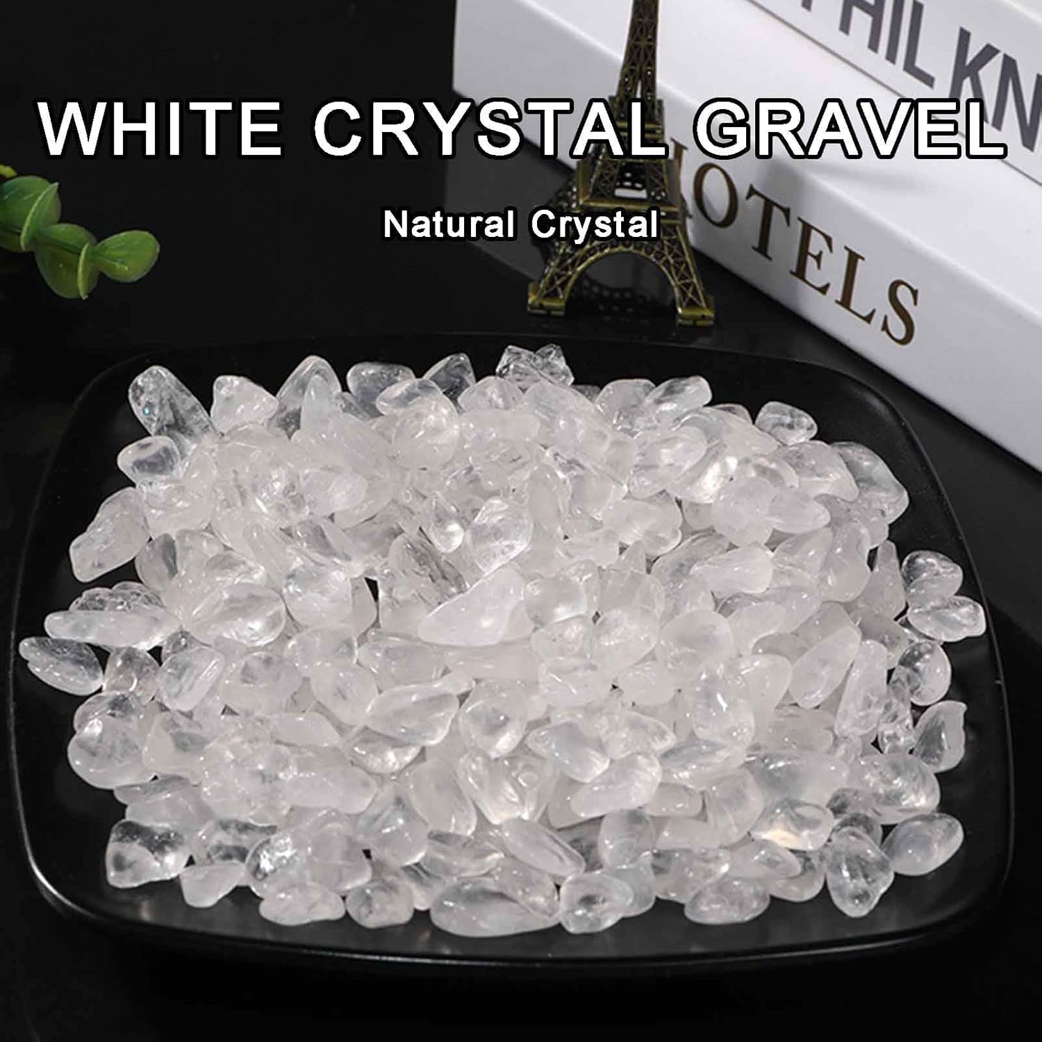 Clear Crystal Chips Natural Polished Quartz Stones for Fish Tanks Vase Fillers