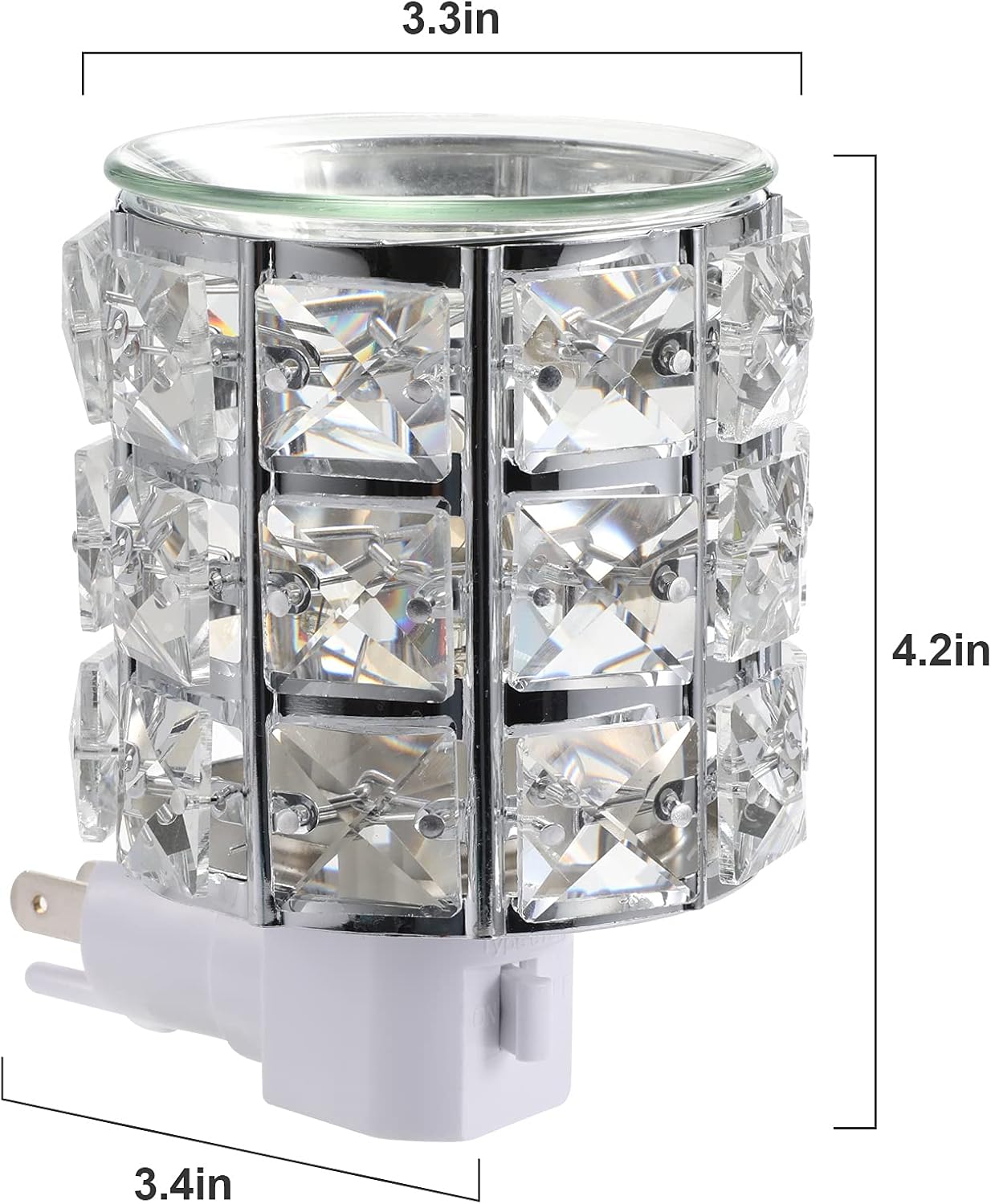 DRQ Plug-In Wax Warmer Crystal Design