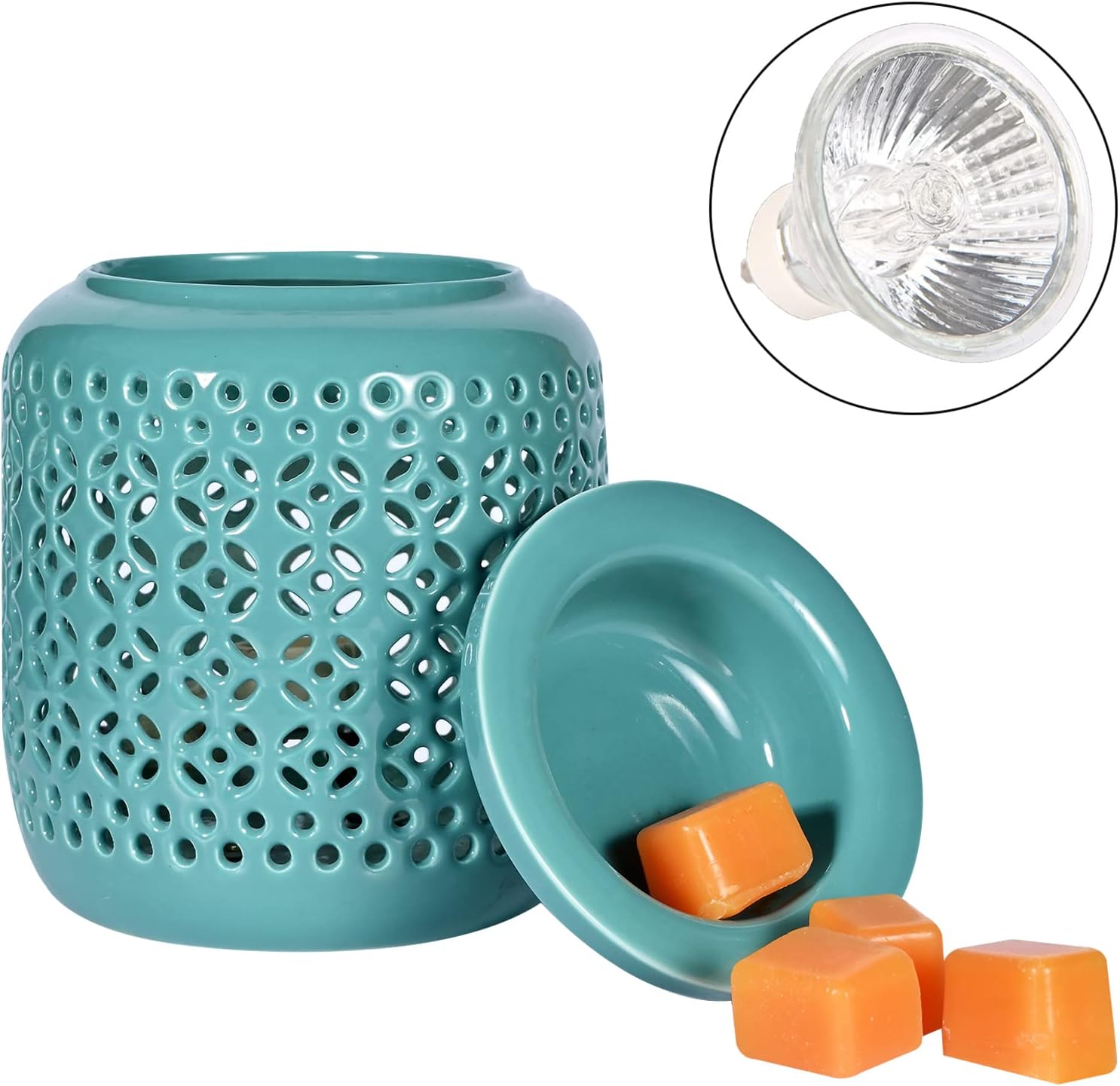 ASAWASA Ceramic Wax Melter with Timer and Light