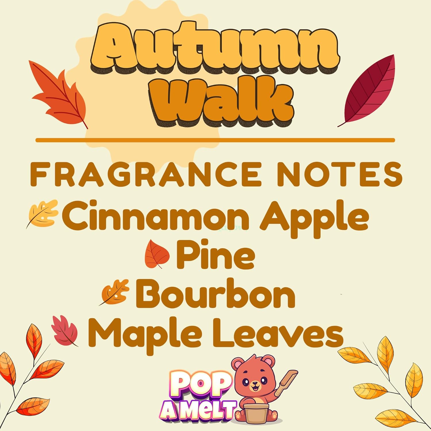 Fall Mix Soy Wax Melts - 6 oz Non Toxic