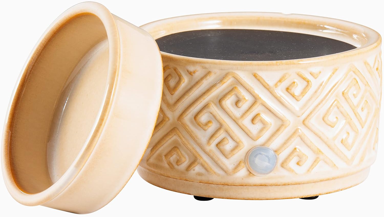 Ceramic Candle Warmer with Safety Timer 2-in-1 Electric