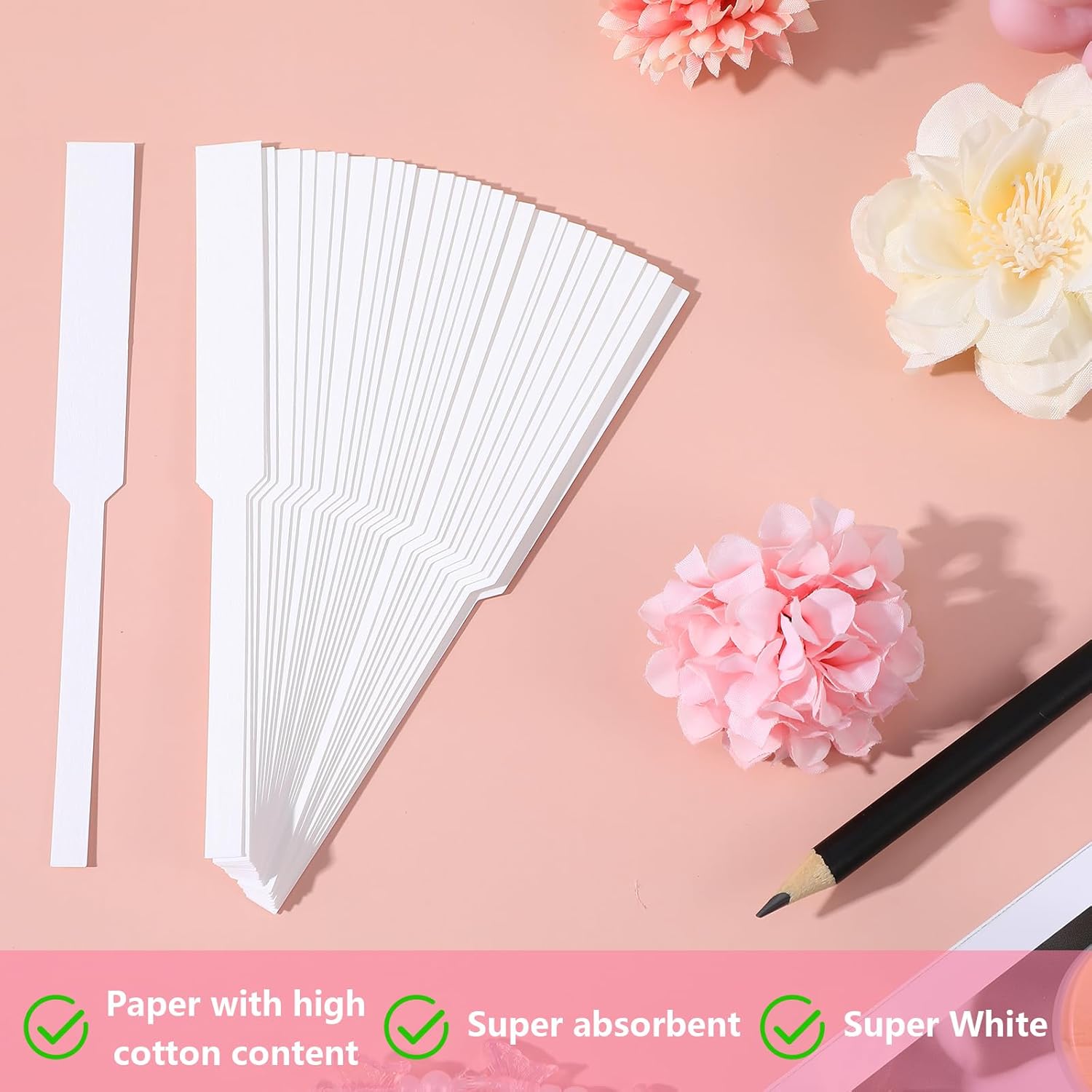 200 Pcs Perfume Tester Strips for Fragrance Testing