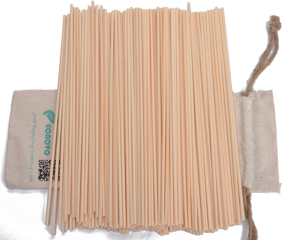Resafy Reed Diffuser Sticks 9 Inches 3mm Diameter Pack of 100