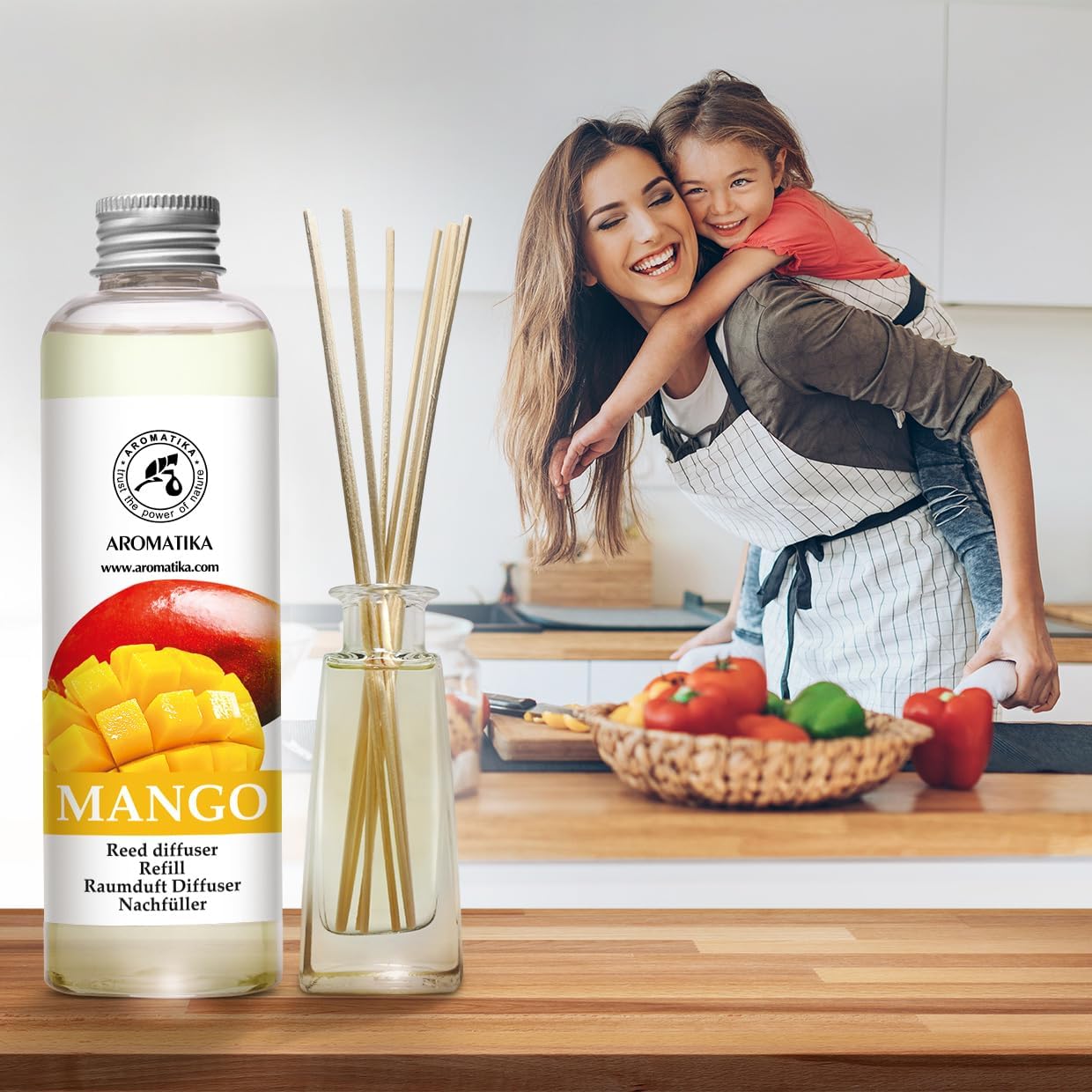 Mango Reed Diffuser Refill - 68 Fl Oz Natural Scent