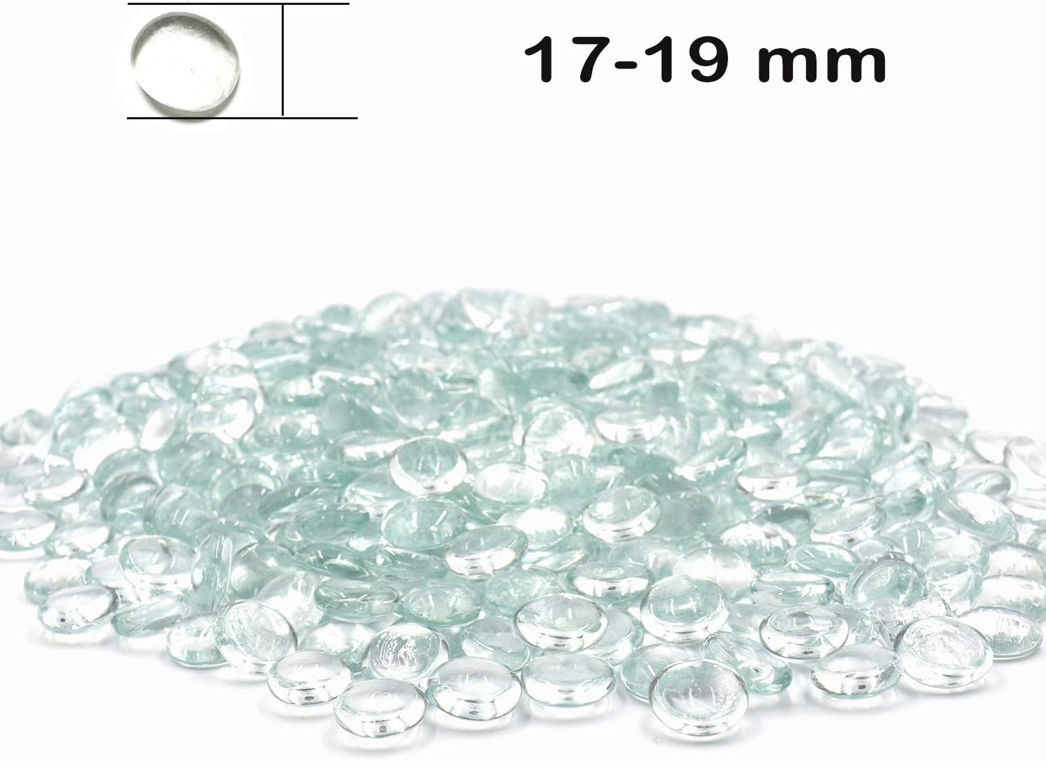 Clear Glass Marbles for Vases 5 LB Decorative Stones