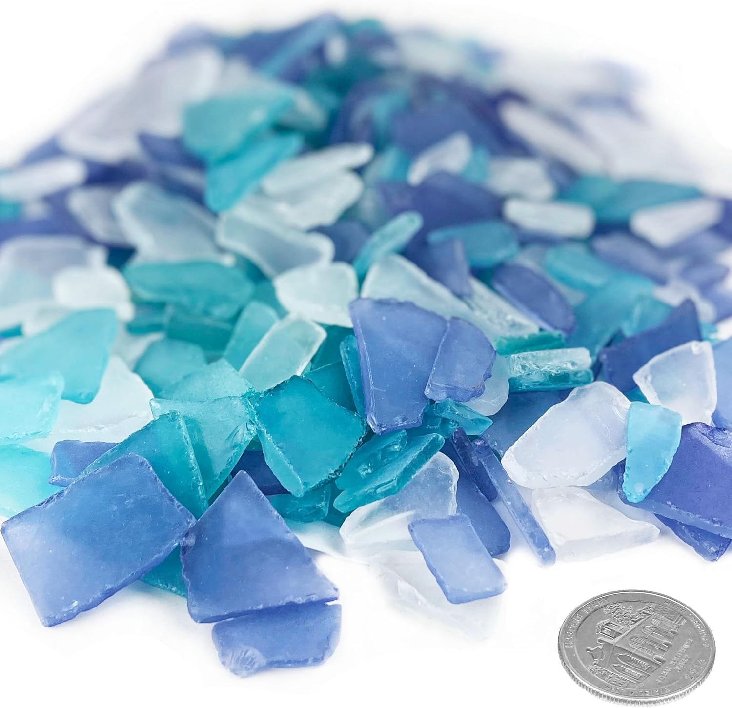 CYS EXCEL Sea Glass Vase Filler Mix 24 Ounces