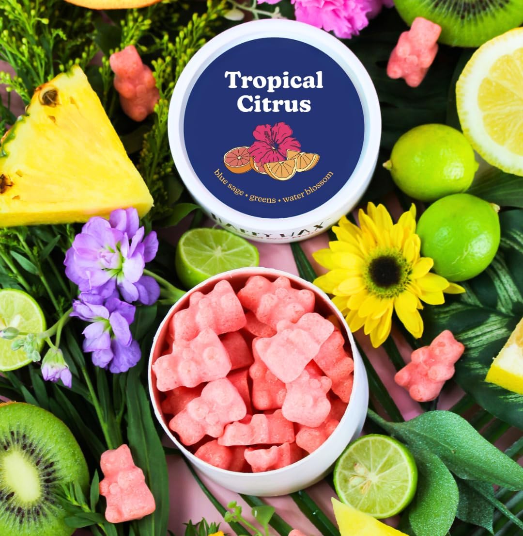 Happy Wax Tropical Citrus Scented Bear Wax Melts