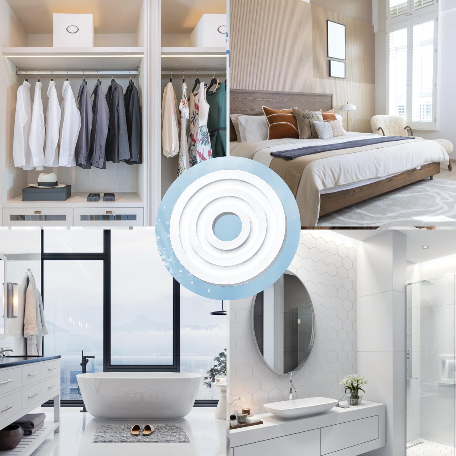 DOACE 12 Pack Replacement Fragrance Discs for Towel Warmers