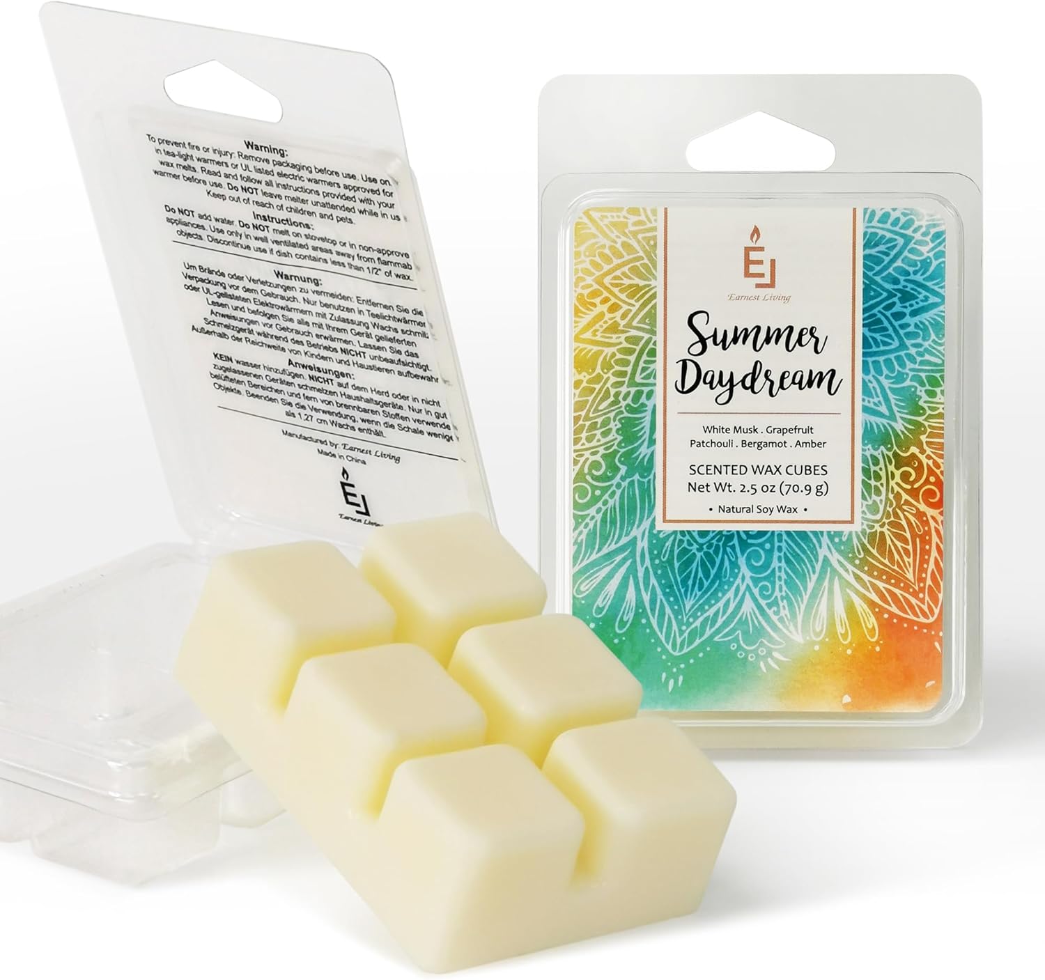 Earnest Living Summer Daydream Scented Wax Melts 2 Pack