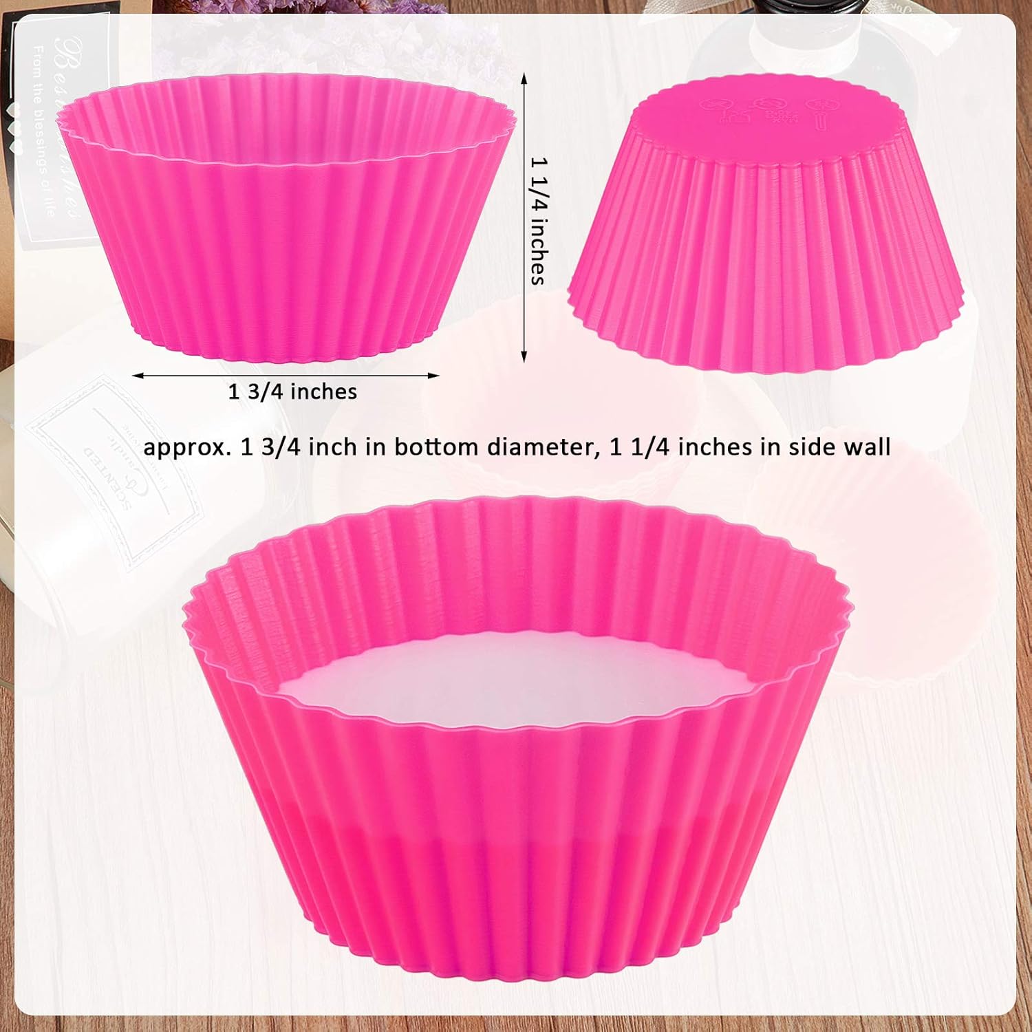 Patelai 20-Piece Reusable Silicone Wax Melt Liners