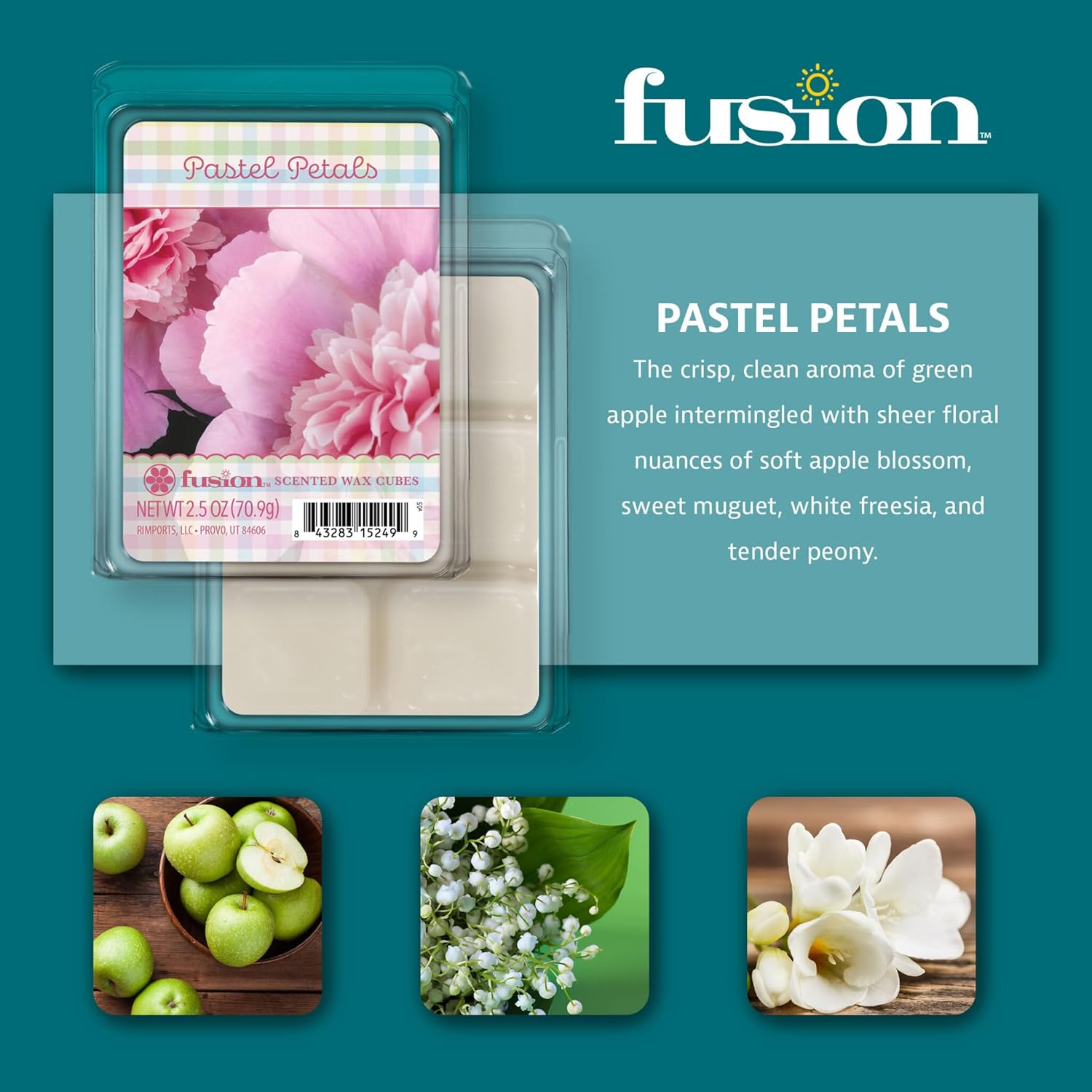 FUSION by Scentsationals Wax Melts Easter Fragrance 10oz 24 Cubes