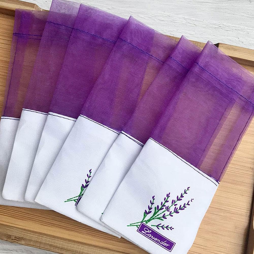 Empty Lavender Sachet Bags 50PCS for DIY Gifts Home Fragrance