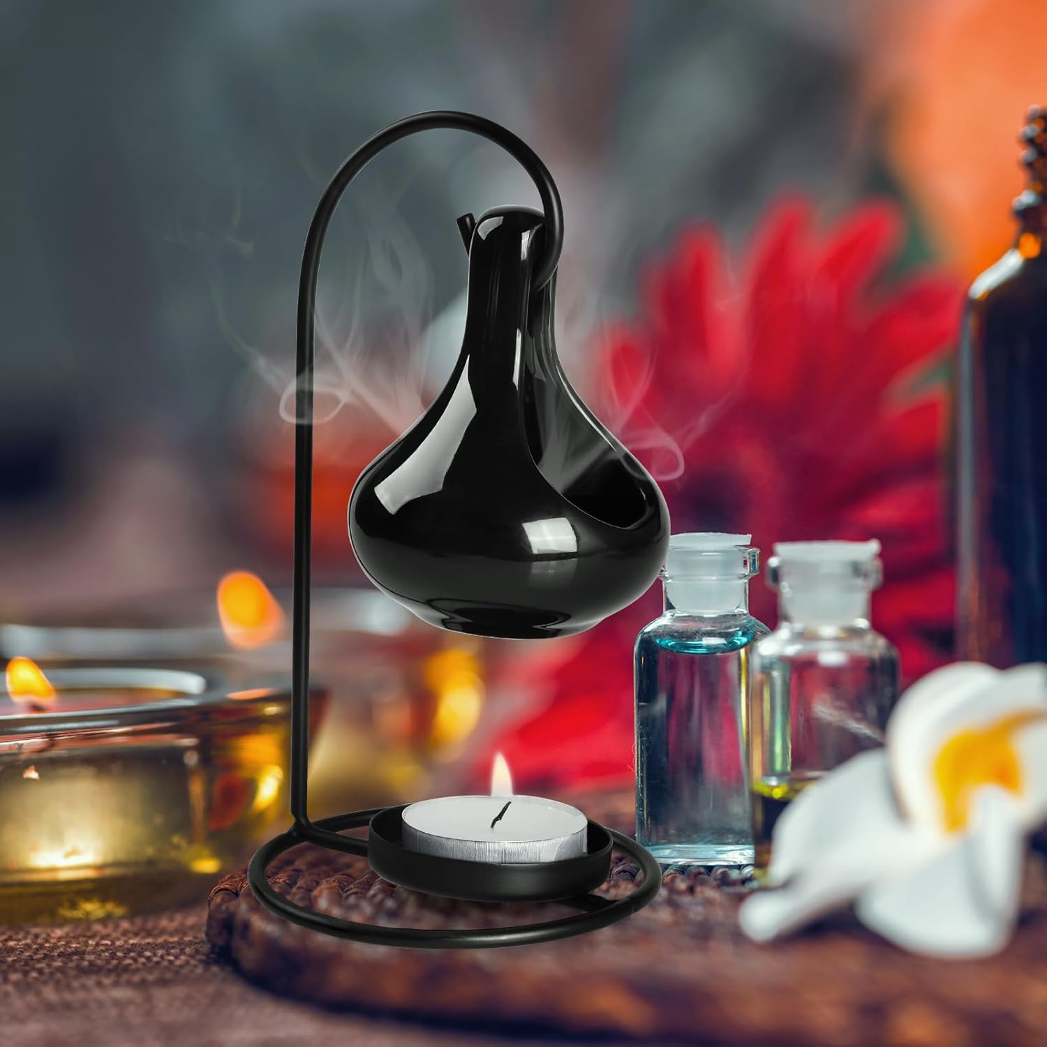 WDCD Hanging Cauldron Metal Wax Melt Burner