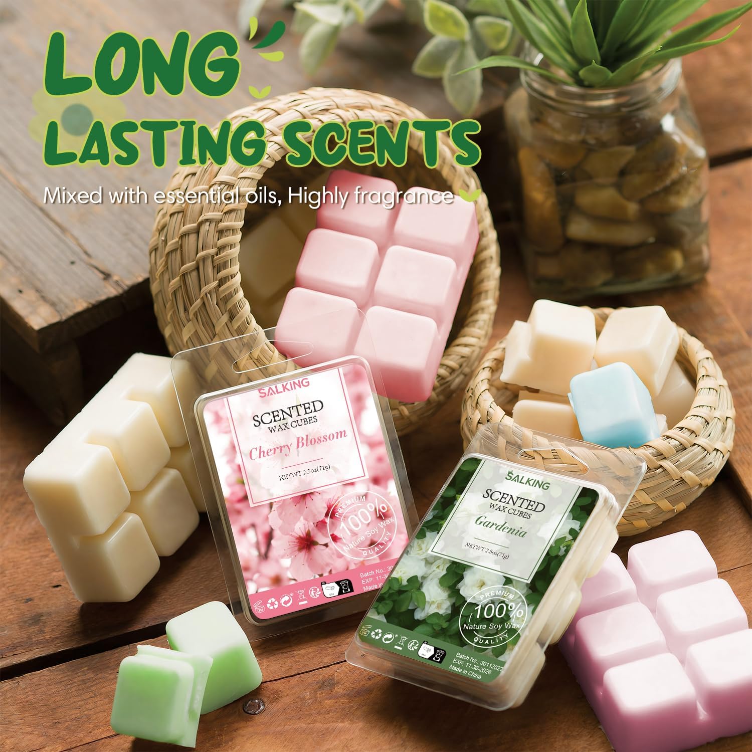 Salking Spring Scented Wax Melts Gift Set 8x26 oz