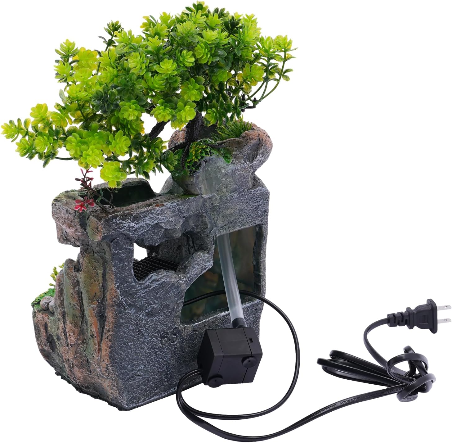 Indoor Relaxation Desktop Fountain with LED Light