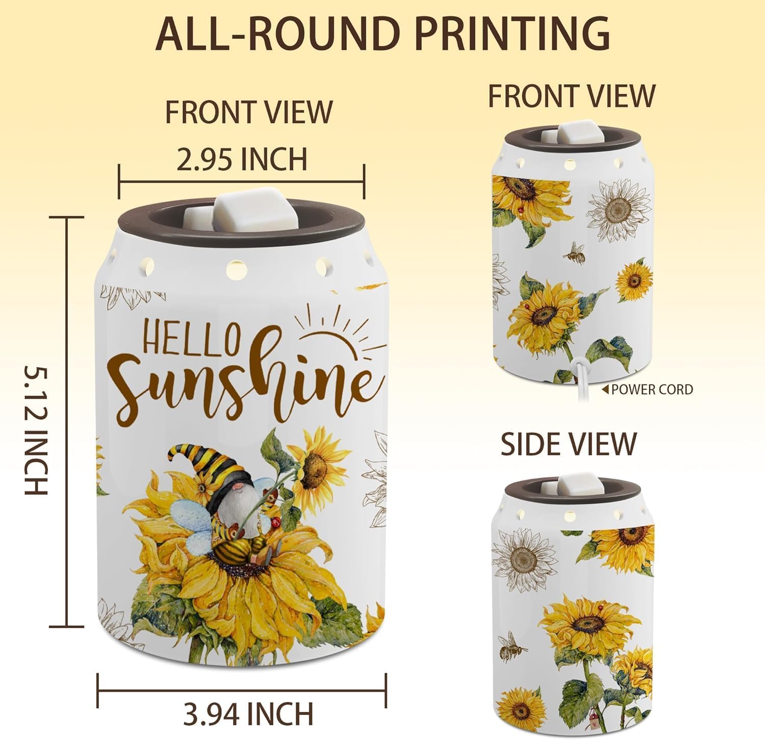 Pinata Sunflower Summer Decor Wax Warmer
