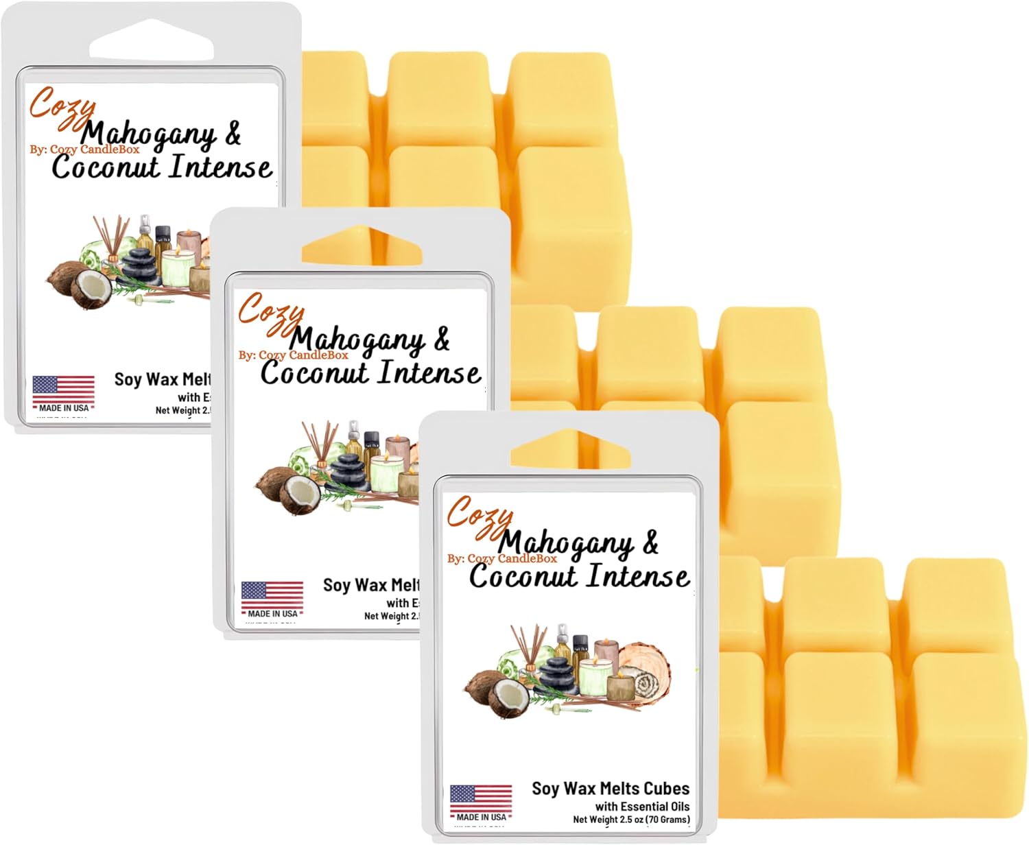 Cozy Candlebox Soy Wax Melts Pack of 3