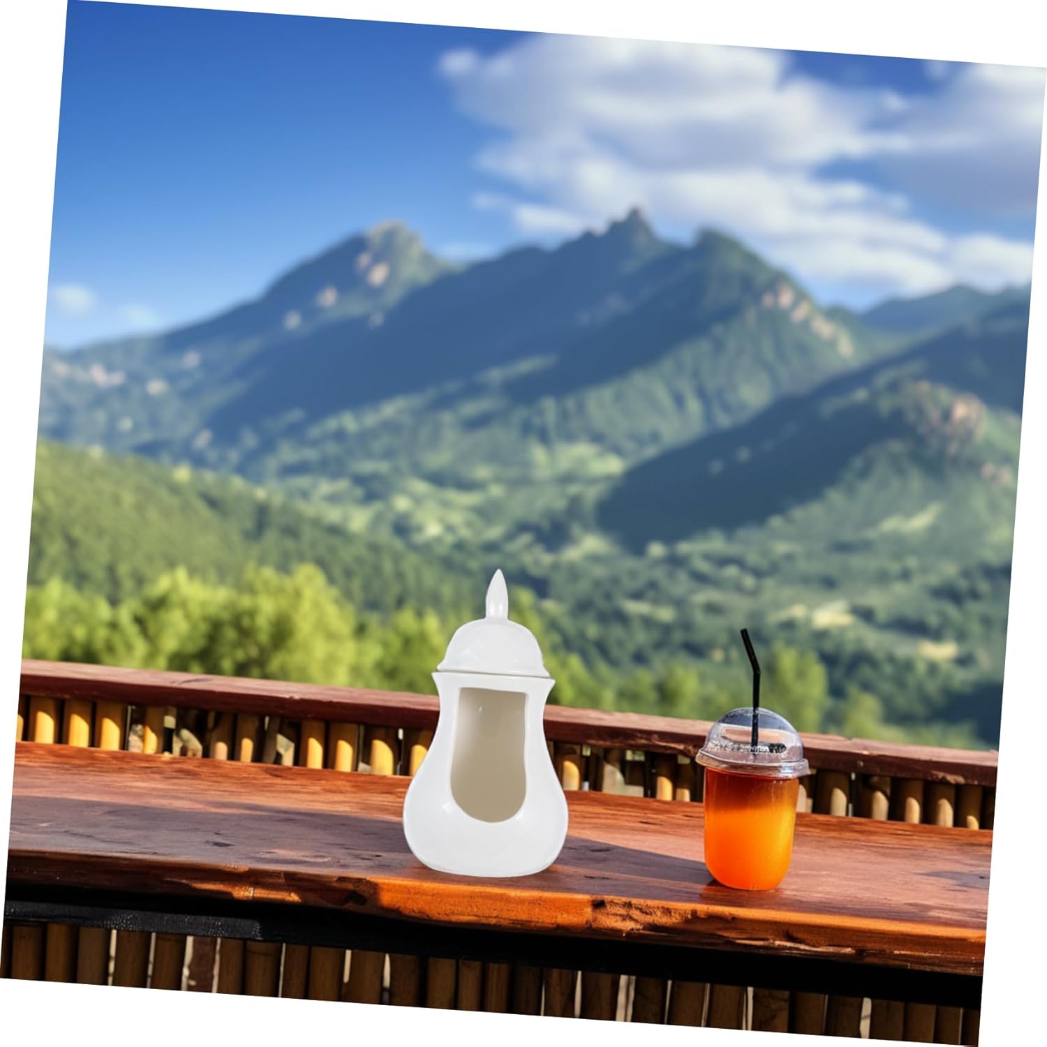 Ceramic Tealight Oil Burner for Home Fragrance
