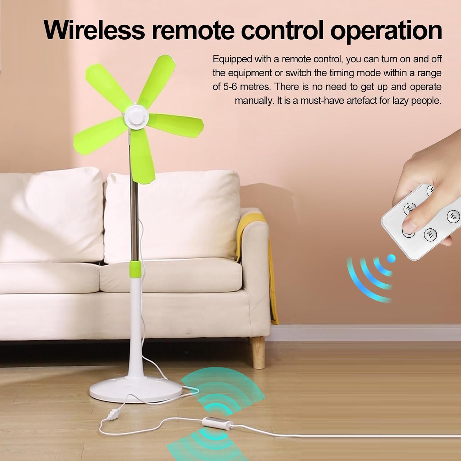 177 Inch Remote Control Timer for Small Appliances Auto Off