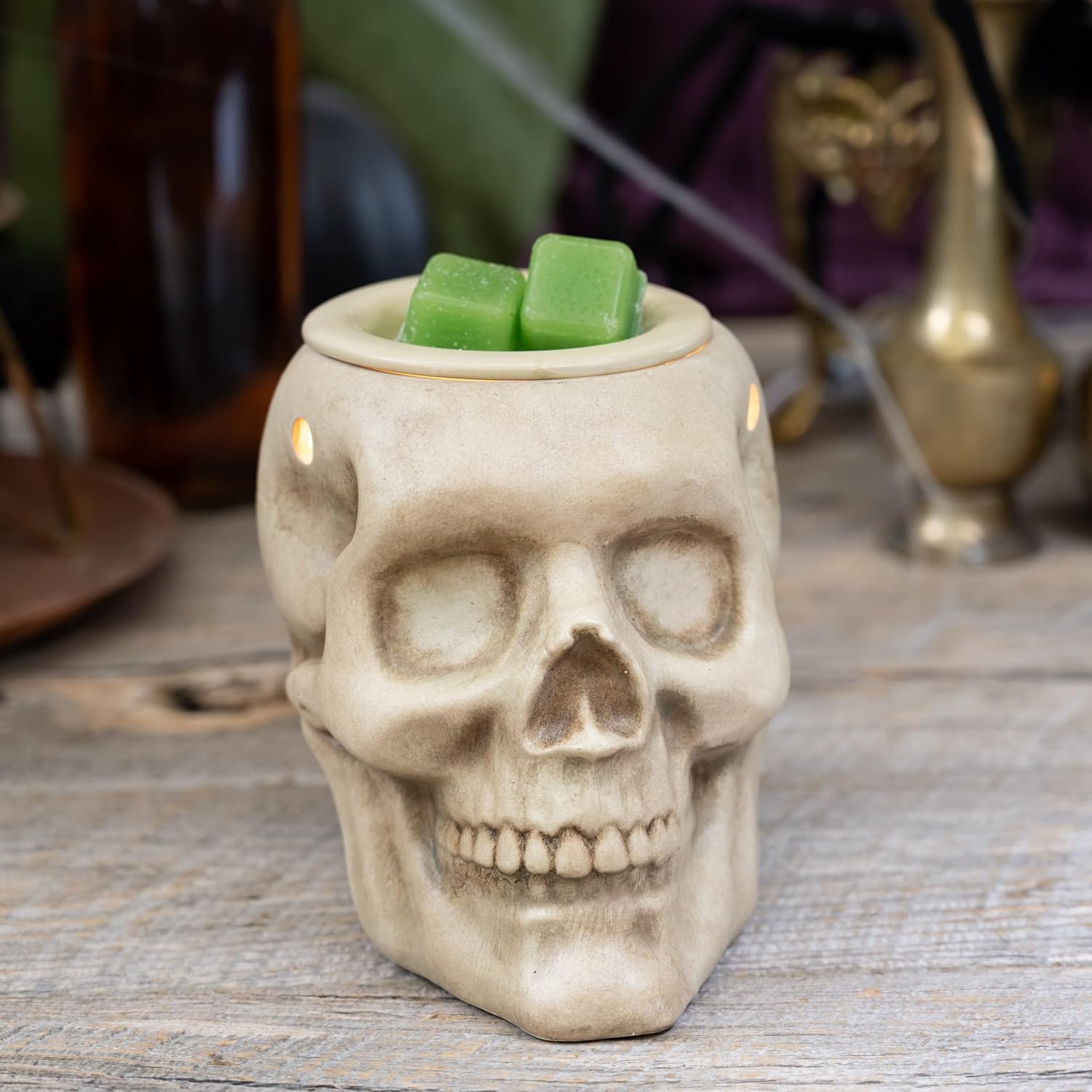 Scentsationals Halloween Wax Melt Warmer Skull