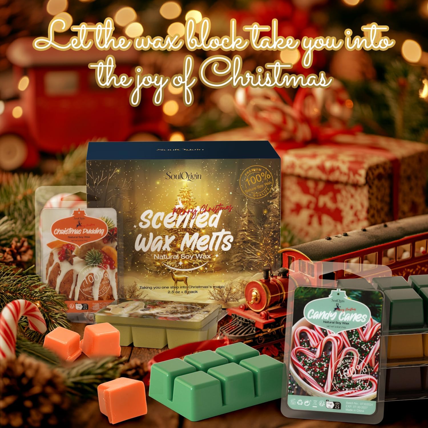 SoulOrigin Christmas Soy Wax Melts 8x25oz Set