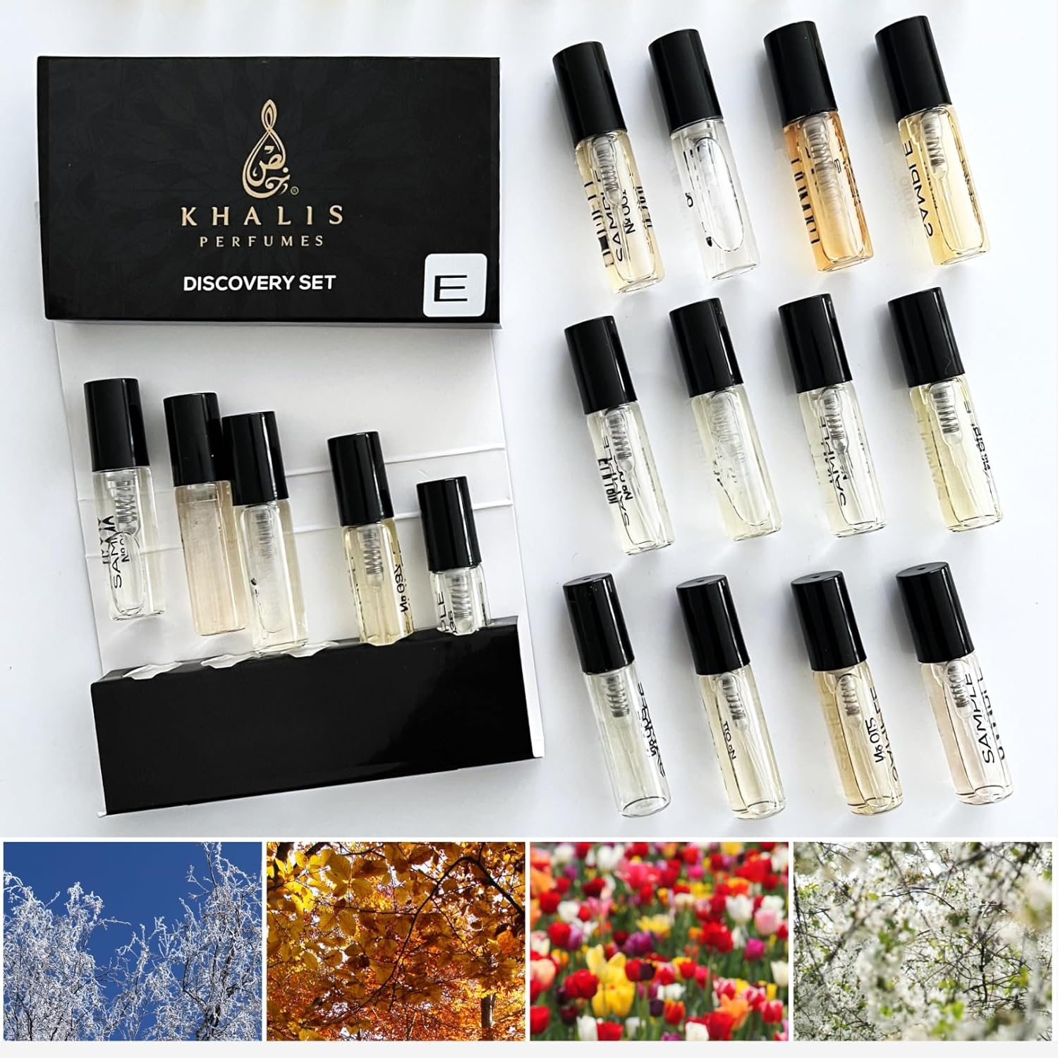 Maison dOrient Curated 20 Arabian Fragrance Sampler with Testing Strips