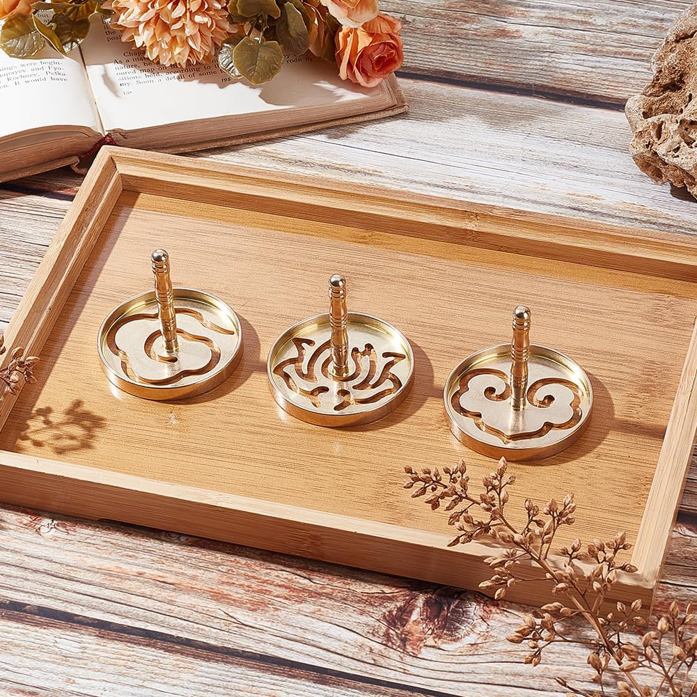 WEBEEDY 3 Styles Incense Press Molds Brass Kit