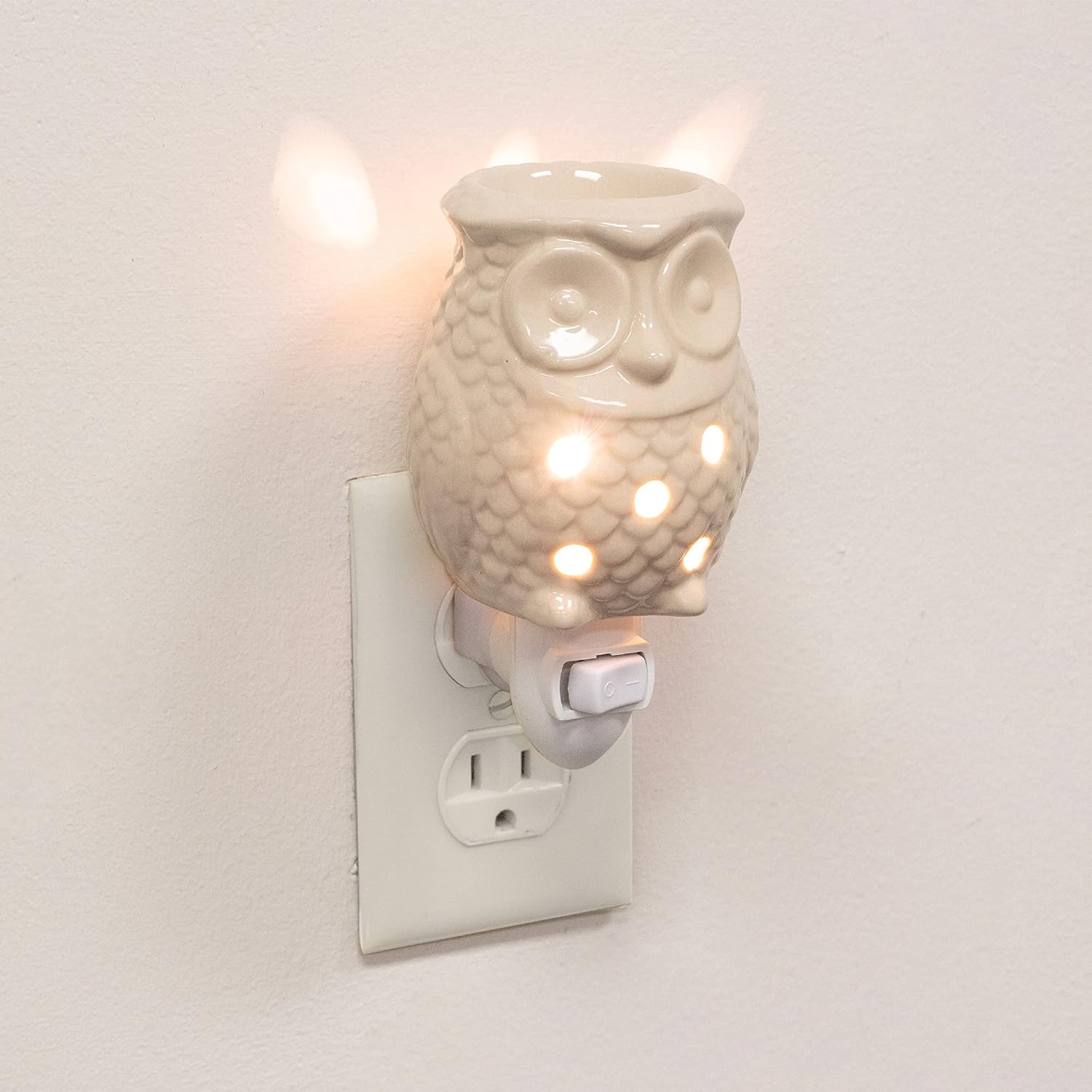 Owl Plug In Fragrance Wax Melt Warmers 2 Pack - Cinnamon Scented